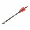 7.5" inch R9 Crossbow Bolts Carbon Arrows 2" Red Vanes with 100grain Broadhead