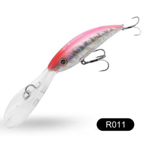 Yuantou Road Subhard Bait Floating Long Tongue Plate 90mm16g (Option: R011 90mm 16g)