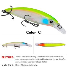 Luminous Floating Mino Biomimetic False Fish Bait (Option: Color C-11CM)