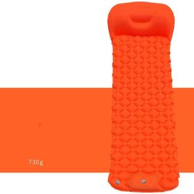 Inflatable Mat Outdoor Supplies Air Camping Portable Automatic Inflatable Mattress Moisture-proof Tent Mat Camping Mat (Option: Orange-General model)