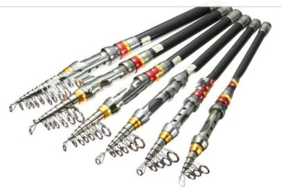 Fishing Rod Spinning Carbon Fiber Telescopic (Option: Handle of metal-3.6)